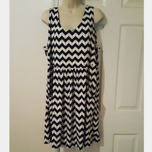 Chevron summer dress or cover up